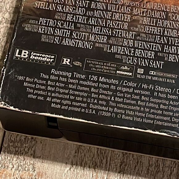 1998 VHS “Goodwill Hunting” - Picture 3 of 4